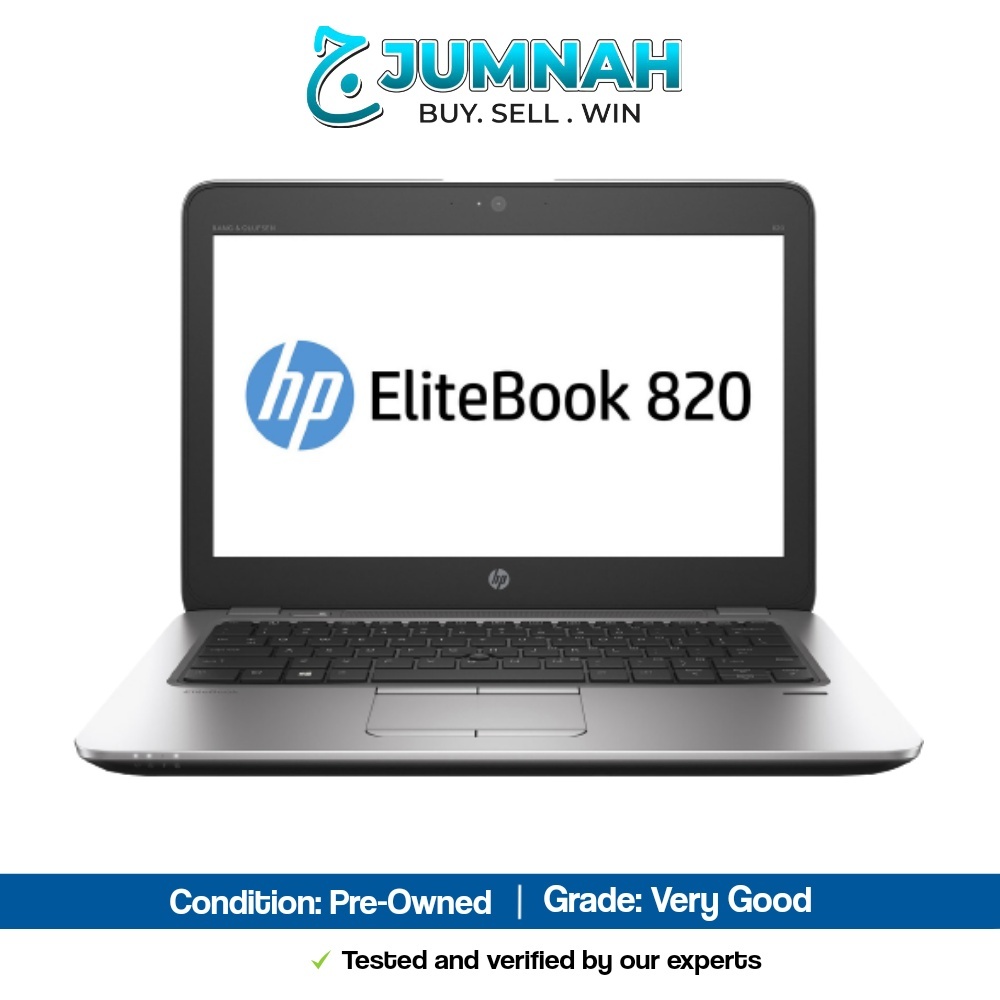 HP Elitebook 820 G3 Core i5 6th Generation 256GB - Jumnah